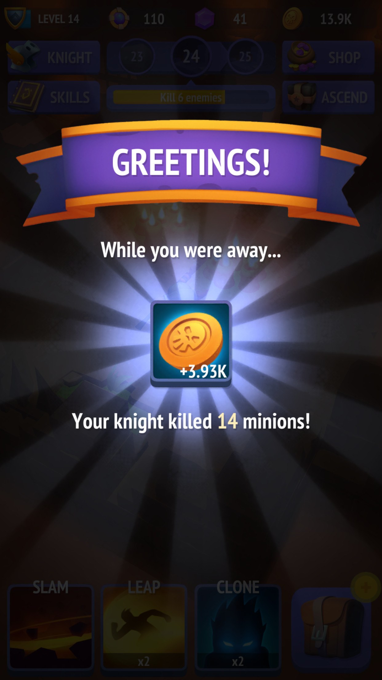 non-stop knight tips cheats strategies