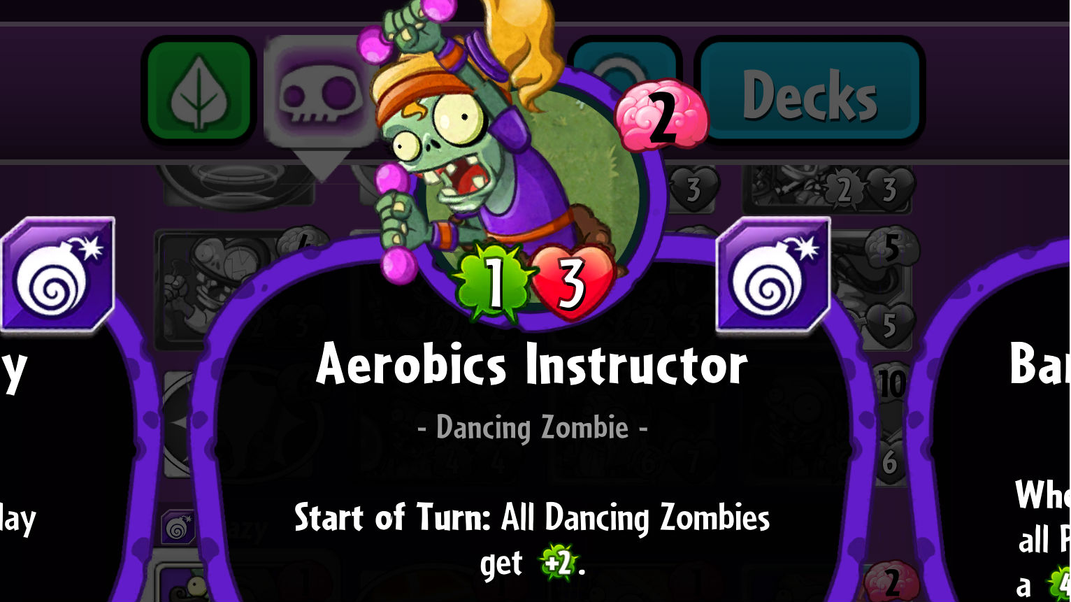Plants vs. Zombies Heroes Aerobics Instructor