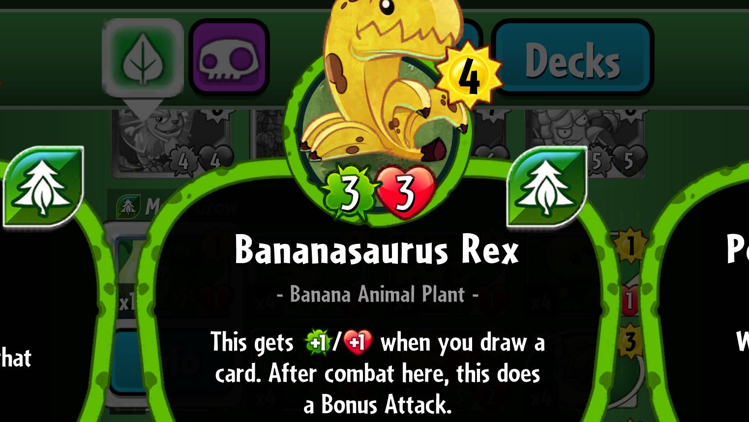 Plants vs. Zombies Heroes Bananasaurus Rex