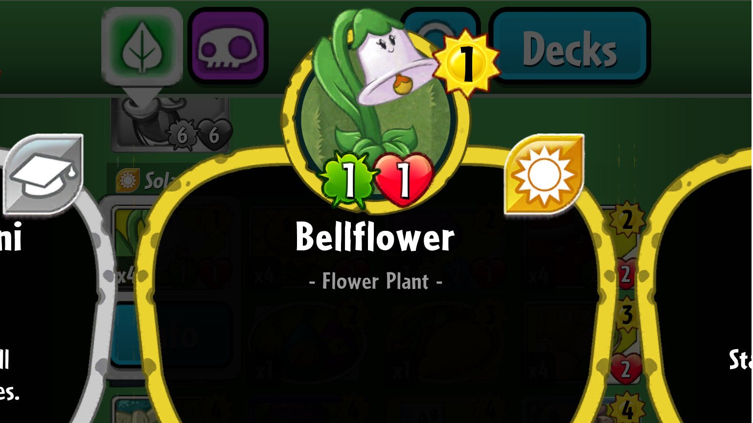 Plants vs. Zombies Heroes Bellflower