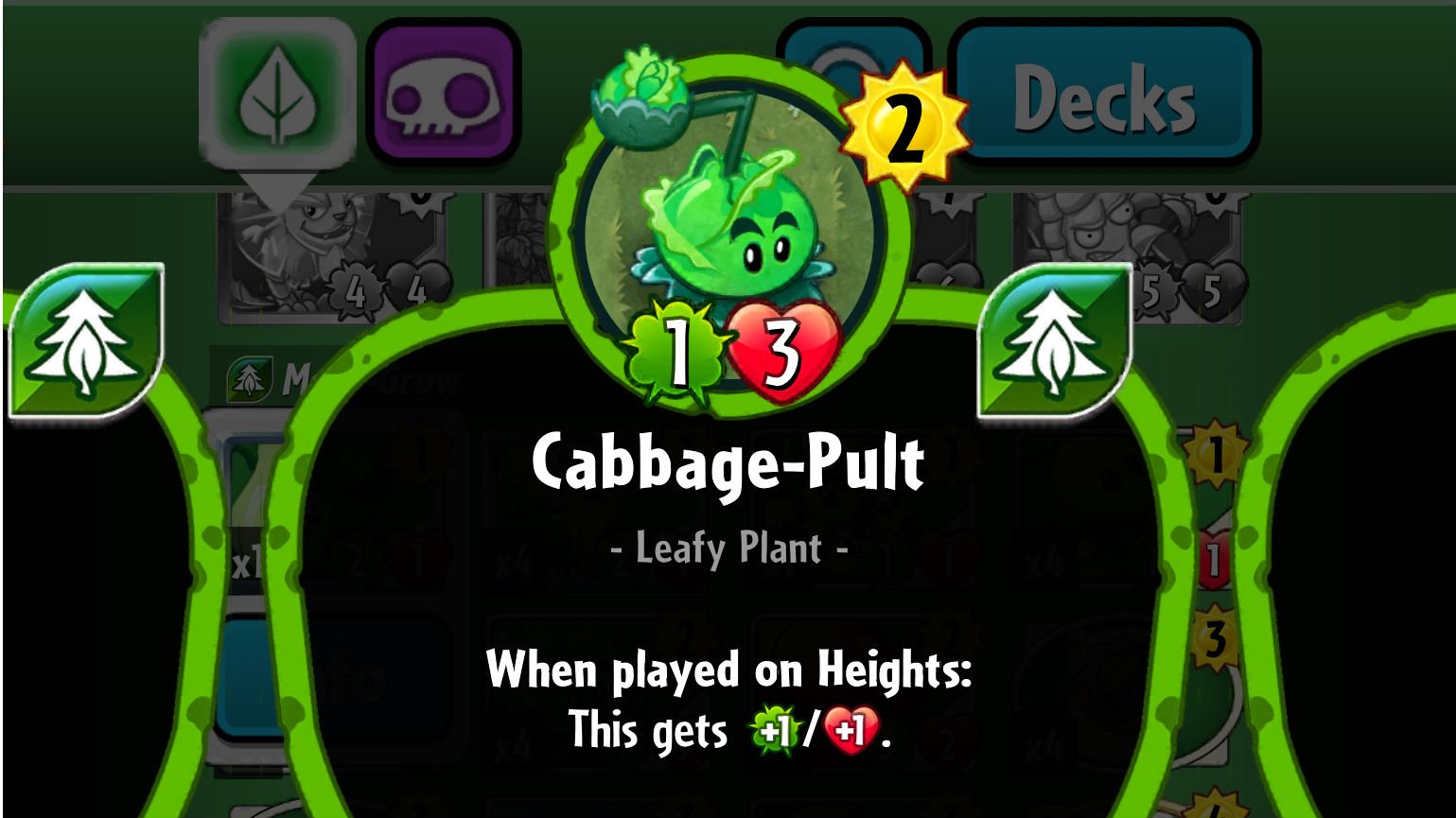 Plants vs. Zombies Heroes Cabbage-Pult