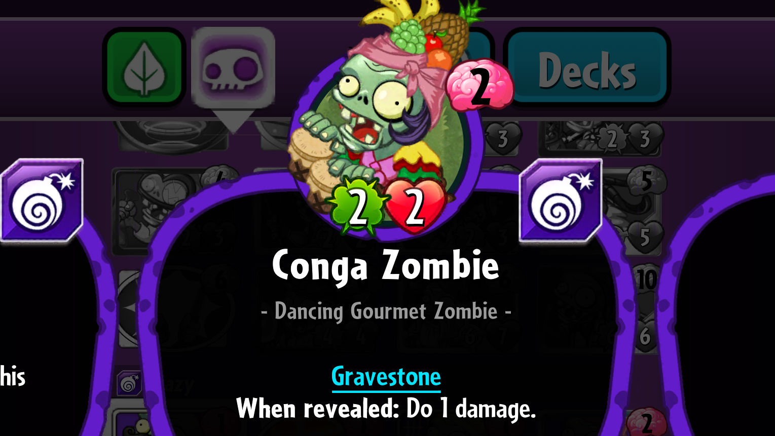 Plants vs. Zombies Heroes Conga Zombie