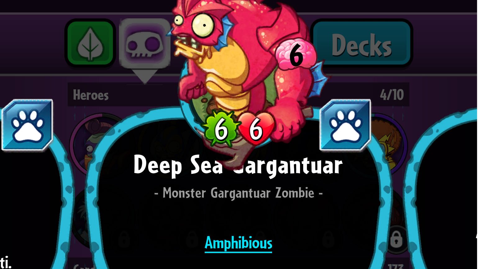 Plants vs. Zombies Heroes Deep Sea Gargantuar