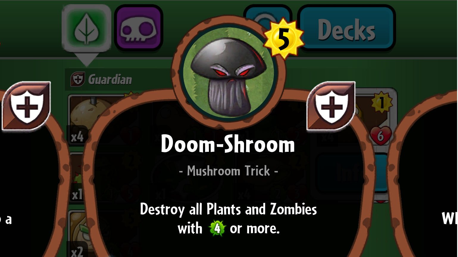 Plants vs. Zombies Doom-Shroom