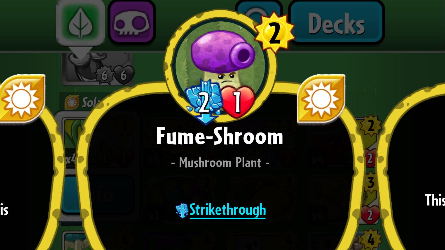 Plants vs. Zombies Heroes Fume-Shroom