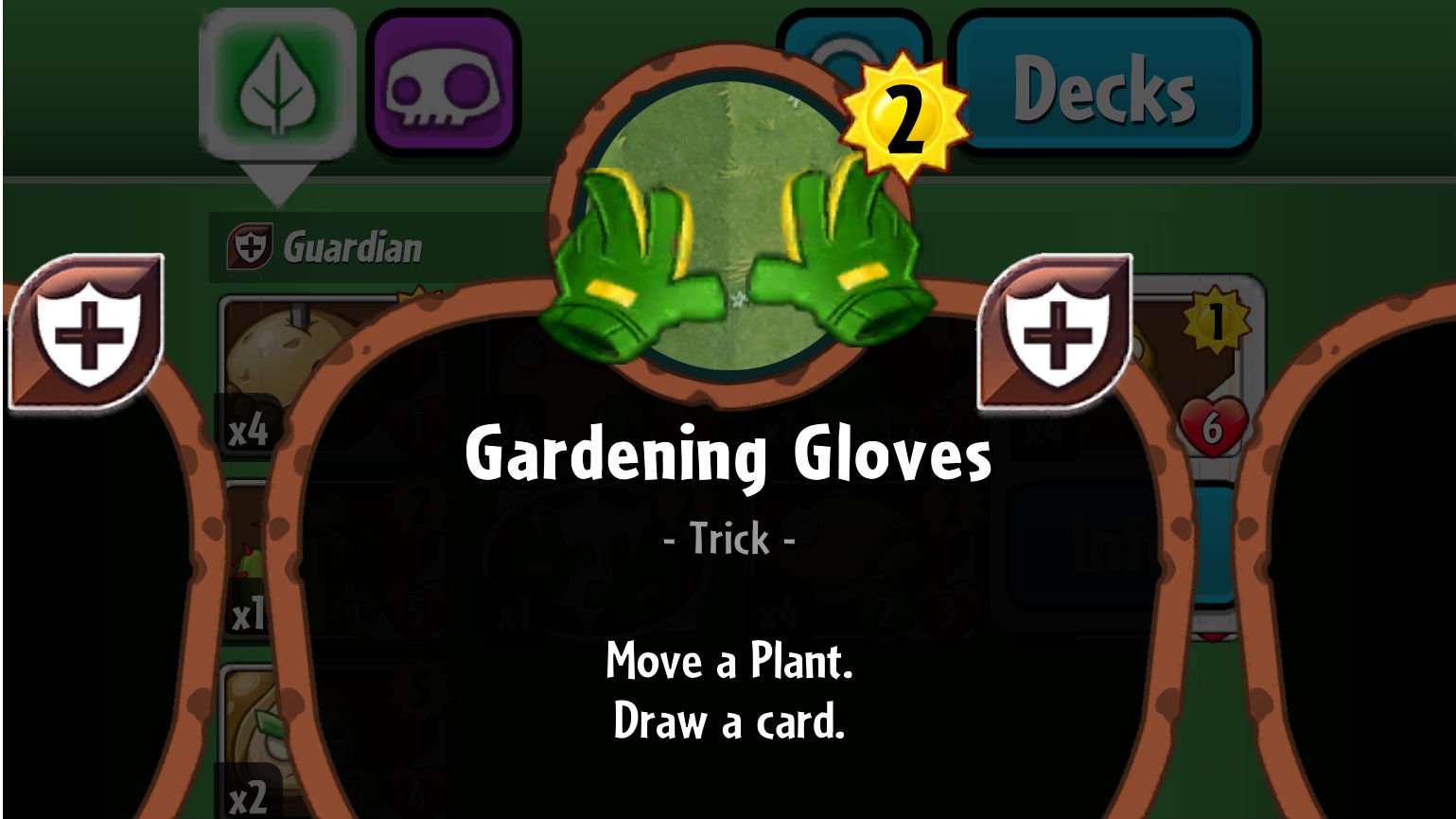 Plants vs. Zombies Heroes Gardening Gloves