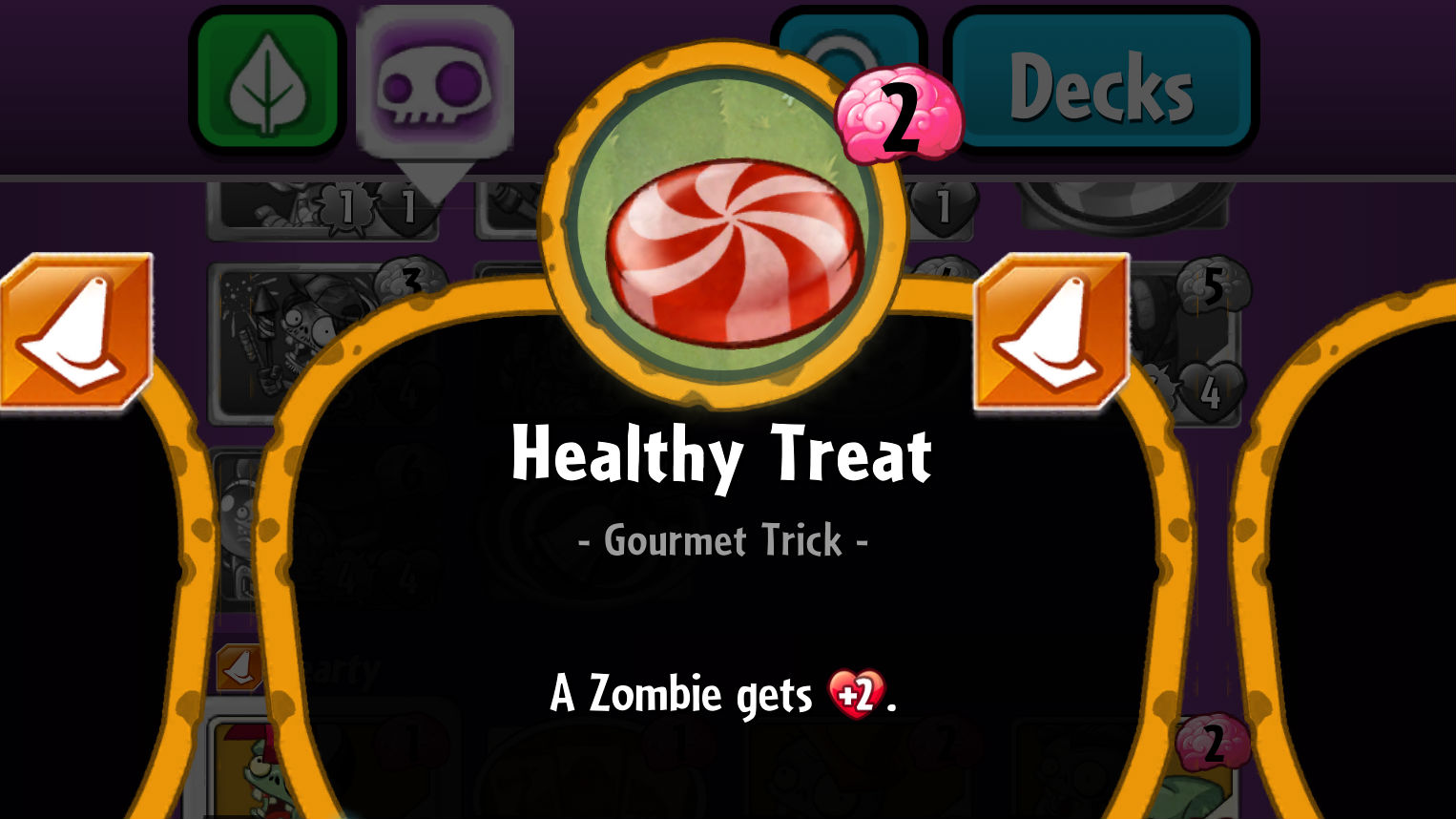 Plants vs. Zombies Heroes Healthy Treat