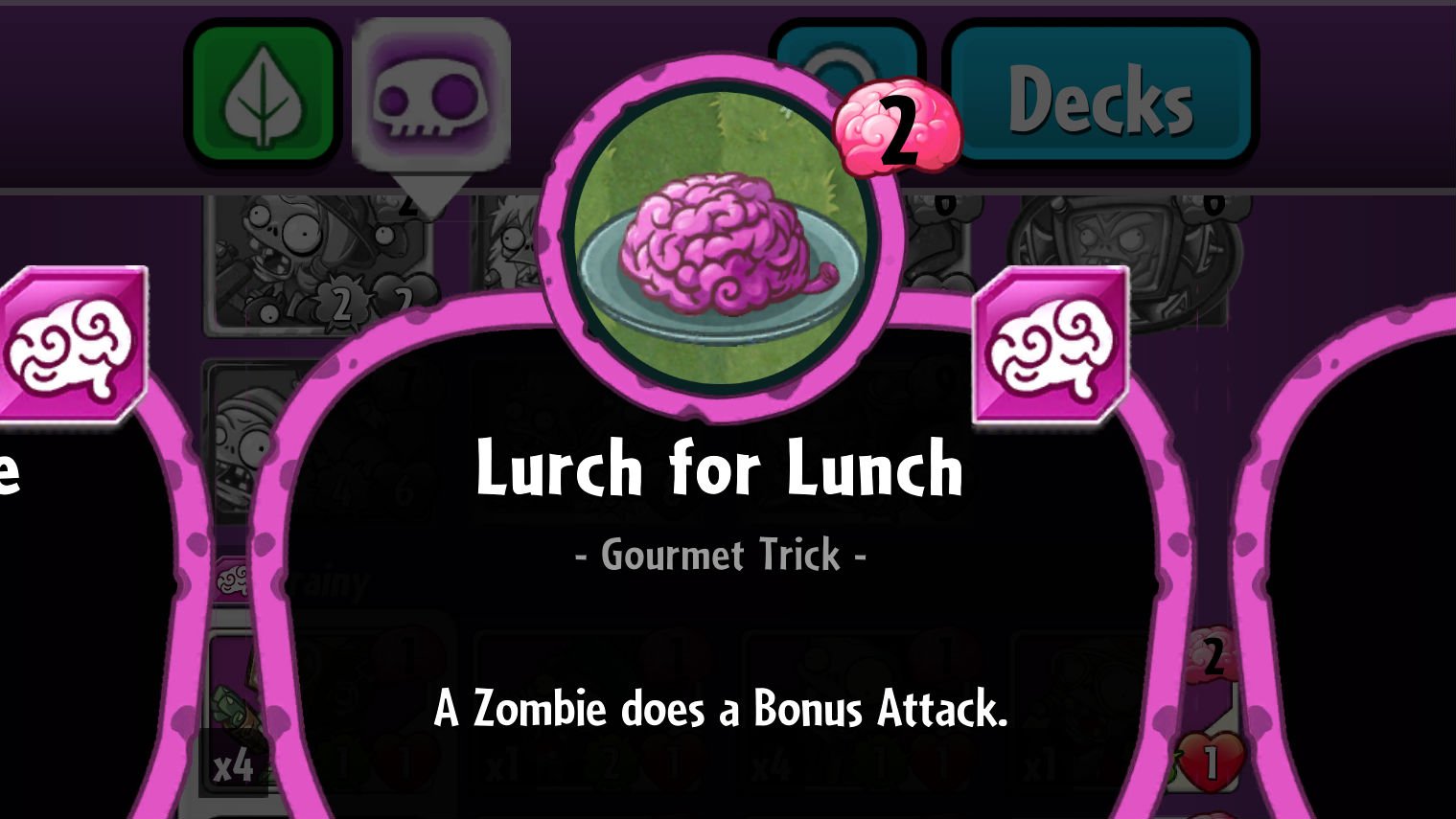 Plants vs. Zombies Heroes Lurch for Lunch
