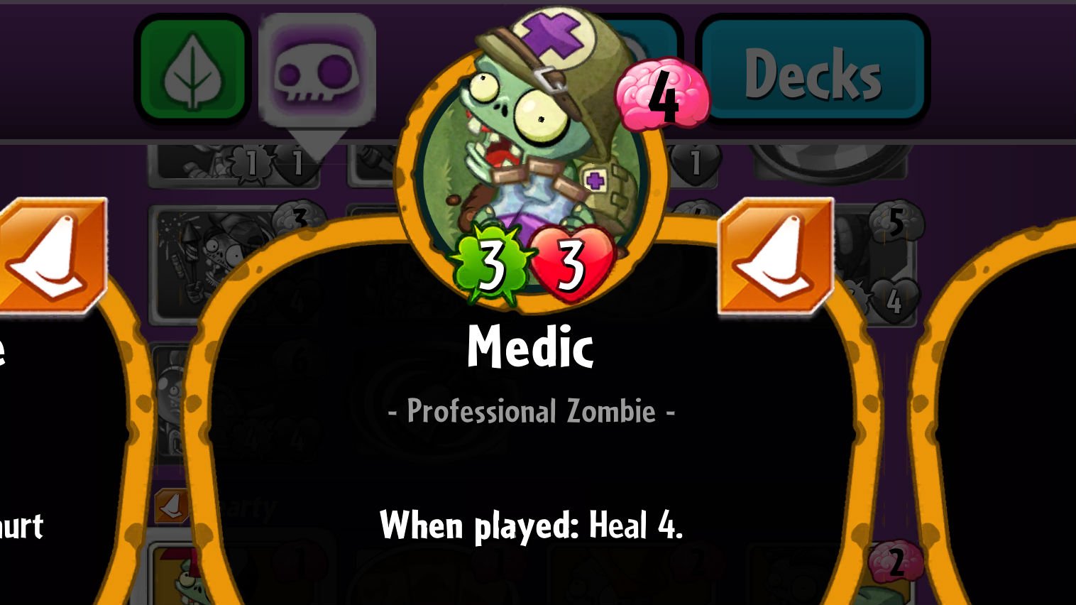 Plants vs. Zombies Heroes Medic