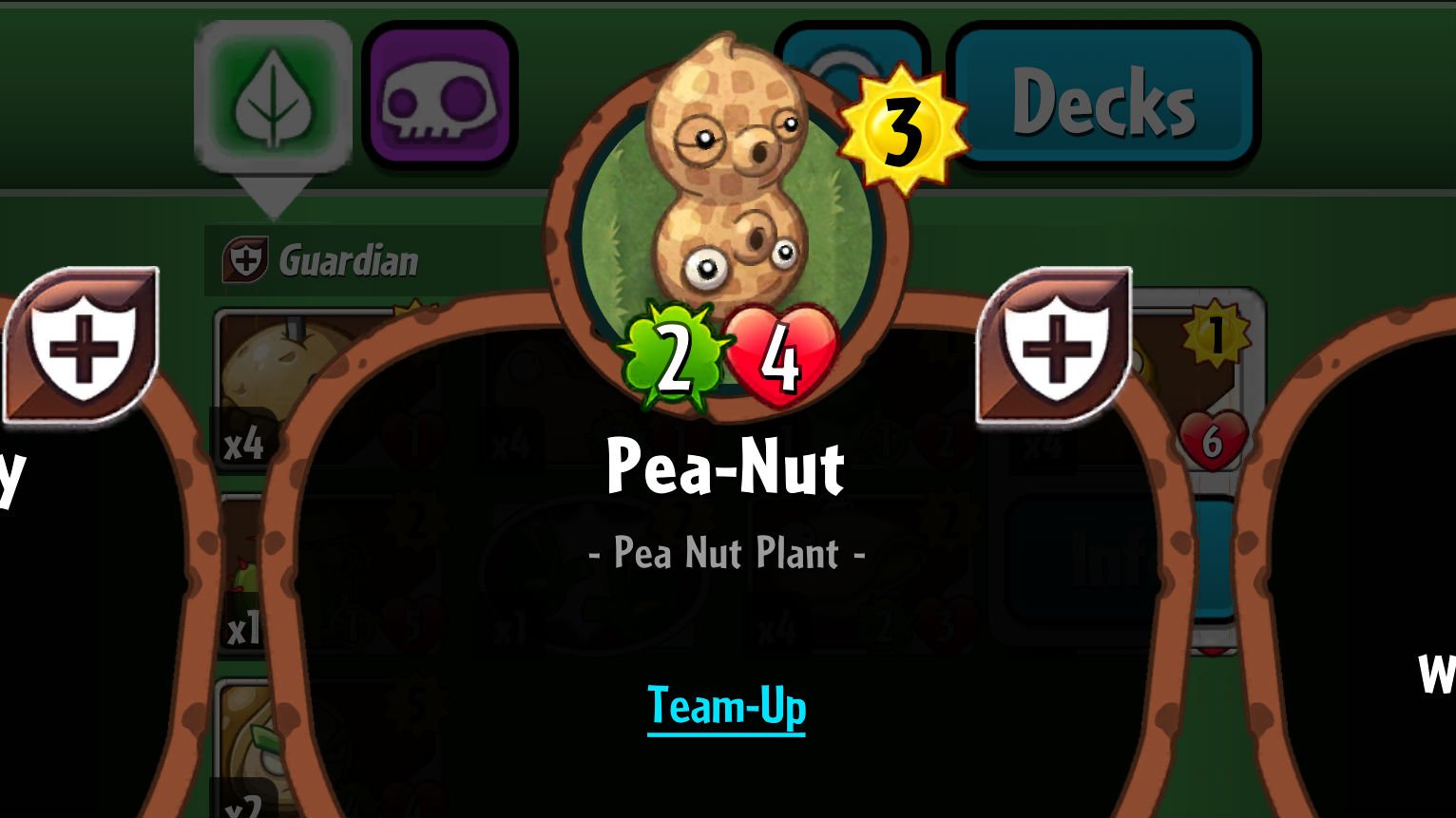 Plants vs. Zombies Heroes Pea-Nut