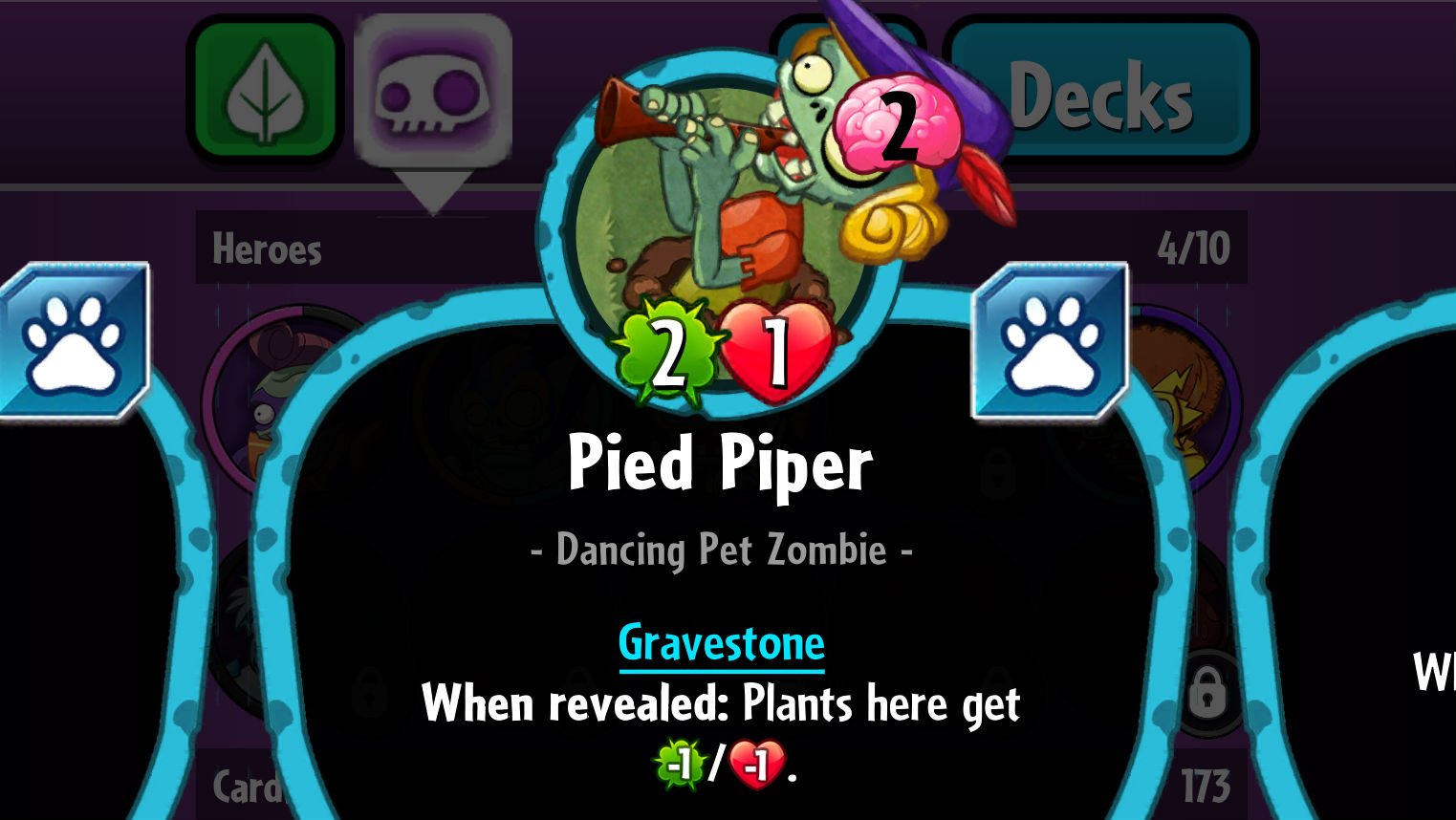 Plants vs. Zombies Heroes Pied Piper