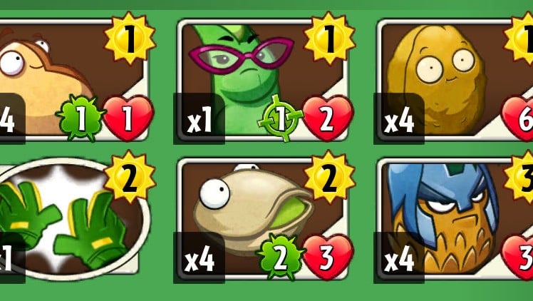 Plants vs. Zombies Heroes: Plant Card Guide