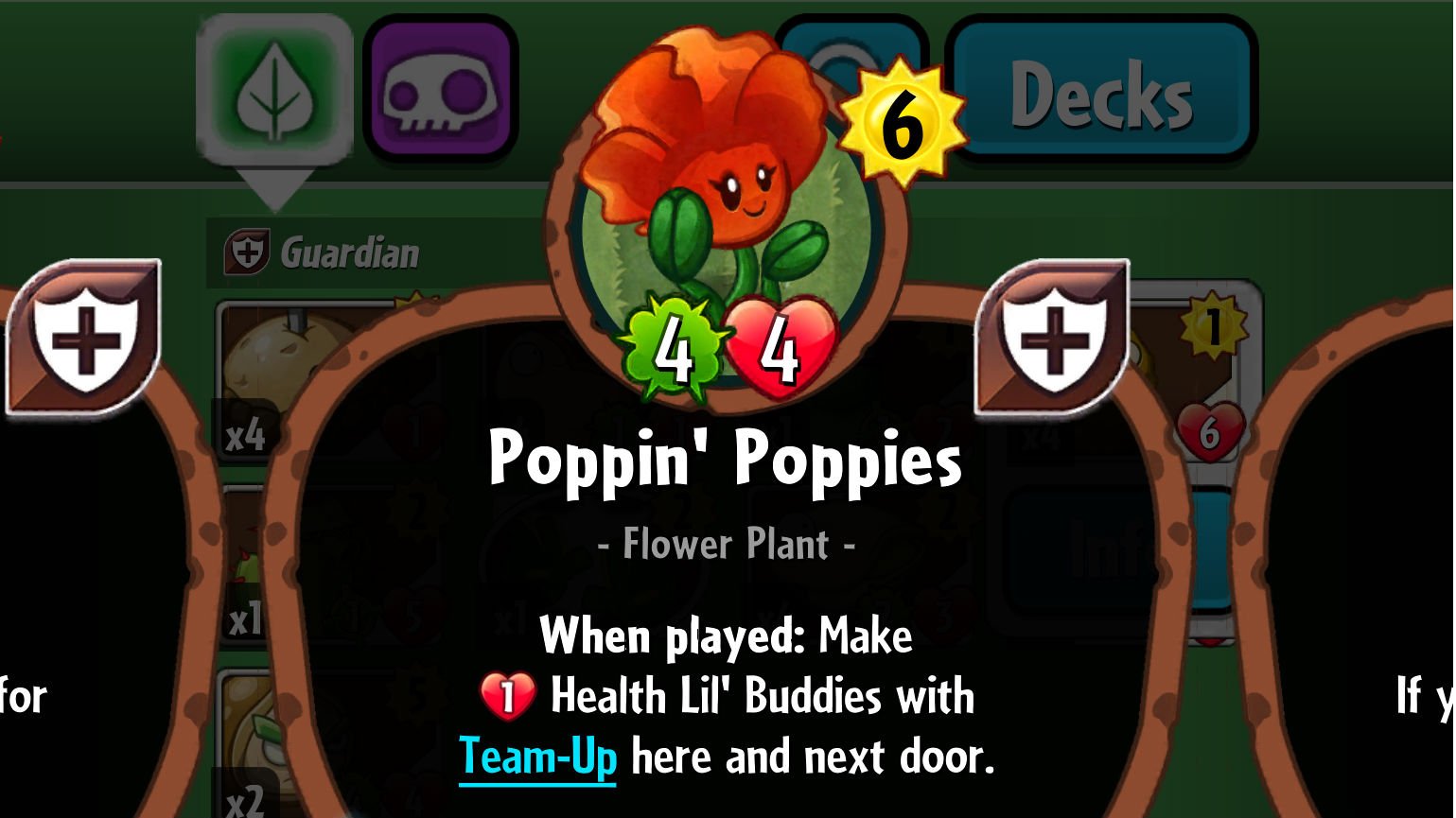 Plants vs. Zombies Heroes Poppin' Poppies