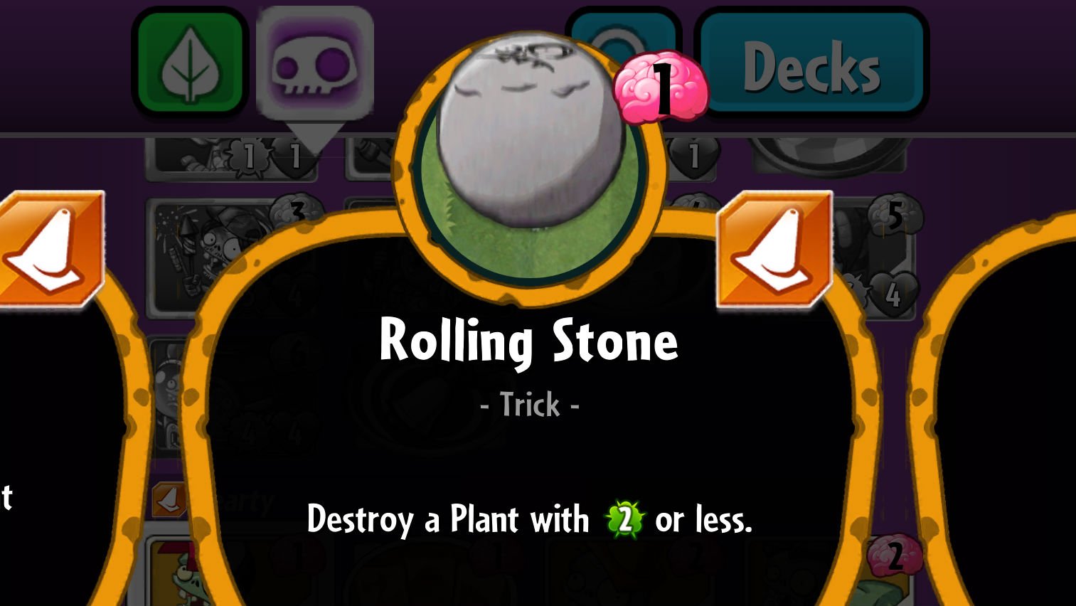 Plants vs. Zombies Heroes Rolling Stone