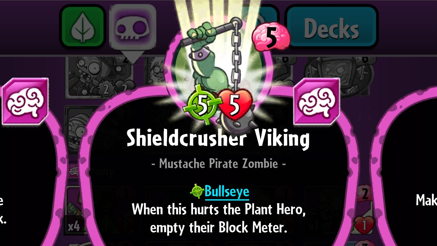 Plants vs. Zombies Heroes Shieldcrusher Viking