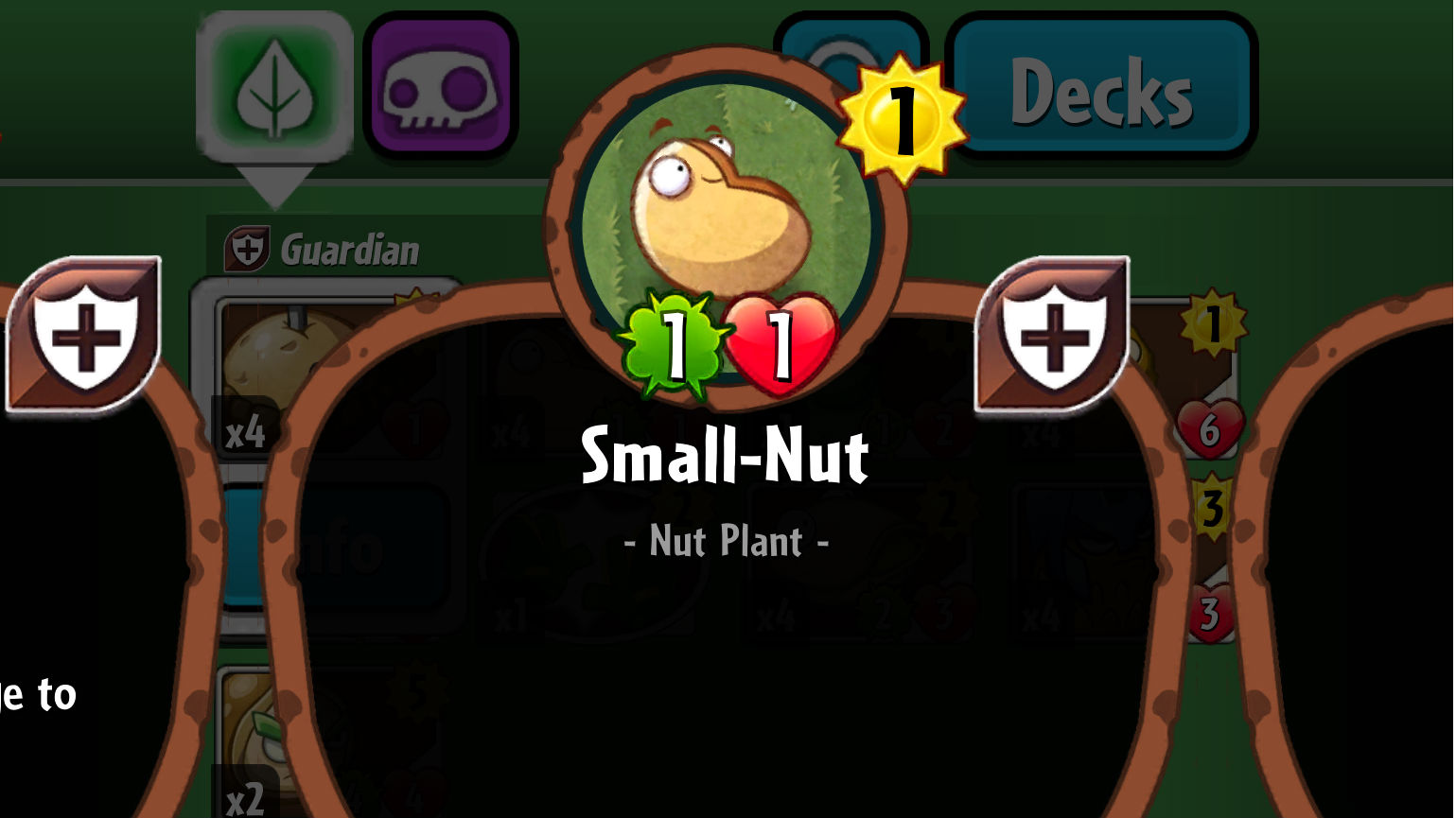 Plants vs. Zombies Heroes Small-Nut