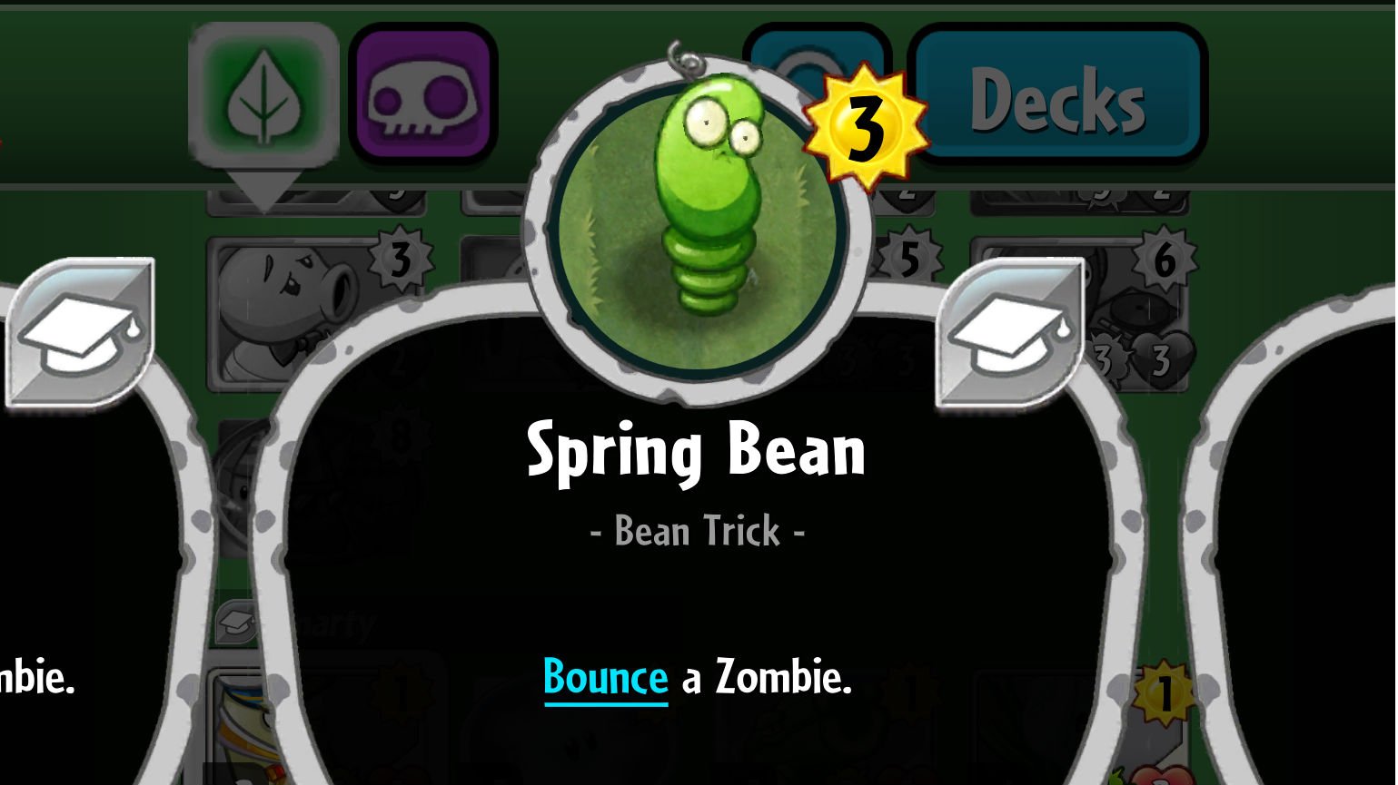 Plants vs. Zombies Heroes Spring Bean