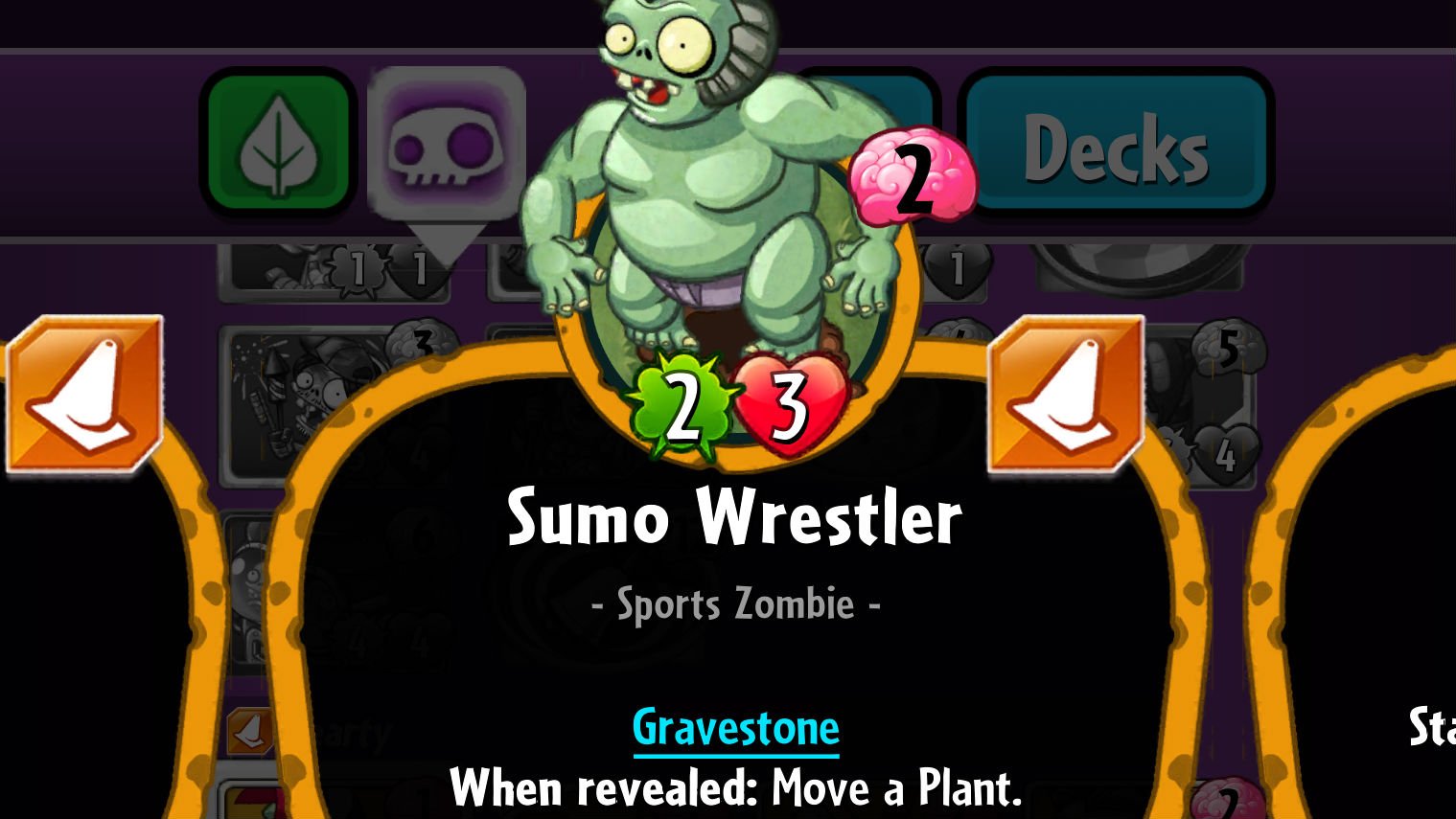 Plants vs. Zombies Heroes Sumo Wrestler
