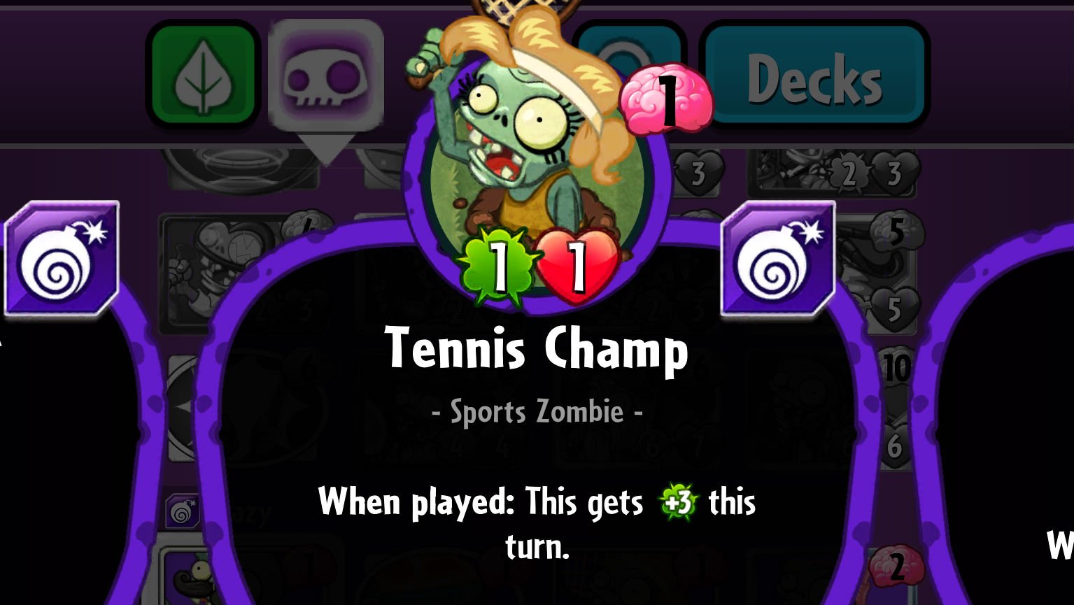 Plants vs. Zombies Heroes Tennis Champ