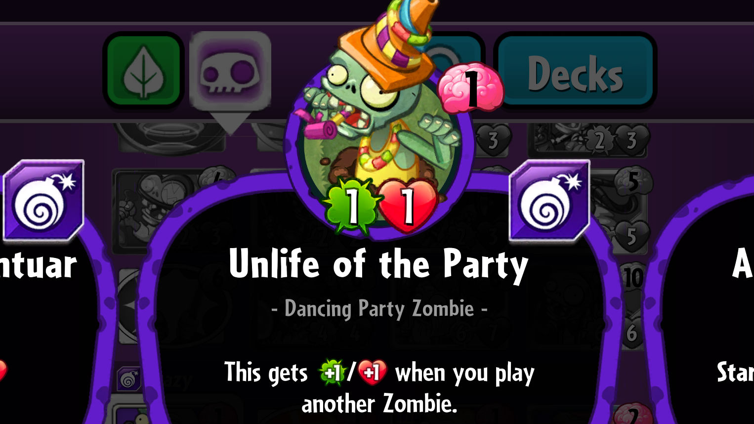 Plants vs. Zombies Heroes Unlife of the Party