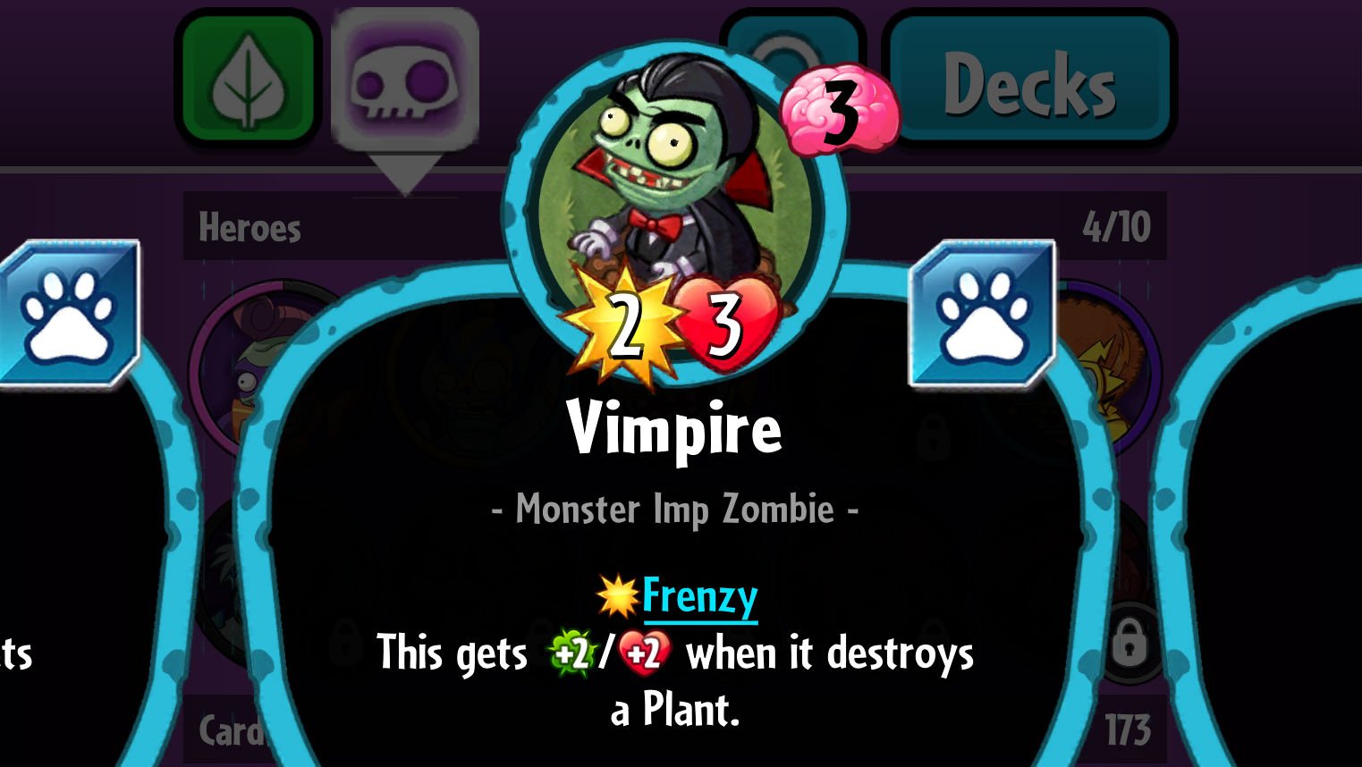 Plants vs. Zombies Heroes Vimpire