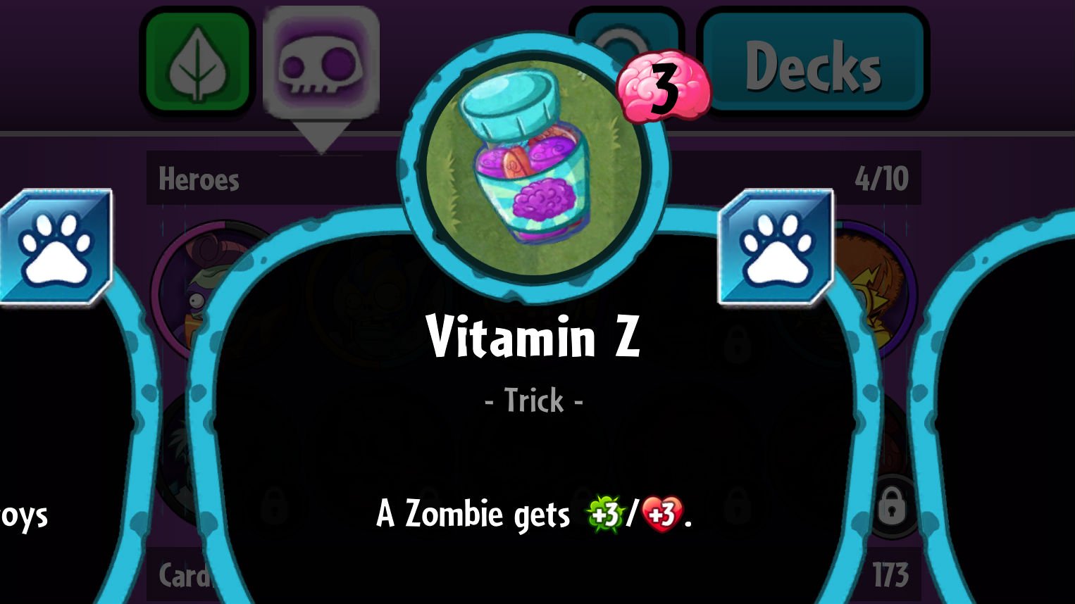 Plants vs. Zombies Heroes Vitamin Z