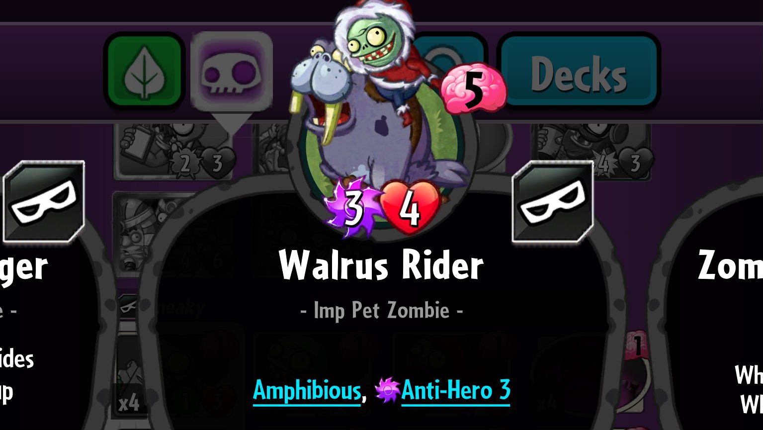 Plants vs. Zombies Walrus Rider