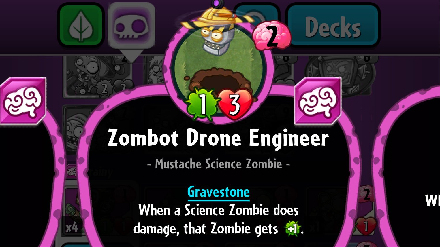 Plants vs. Zombies Heroes Zombot Drone Engineer