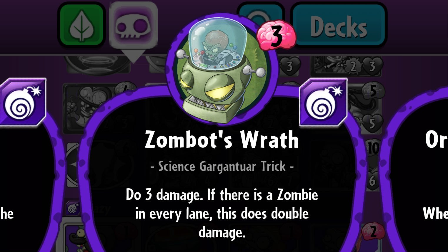 Plants vs. Zombies Heroes Zombot's Wrath