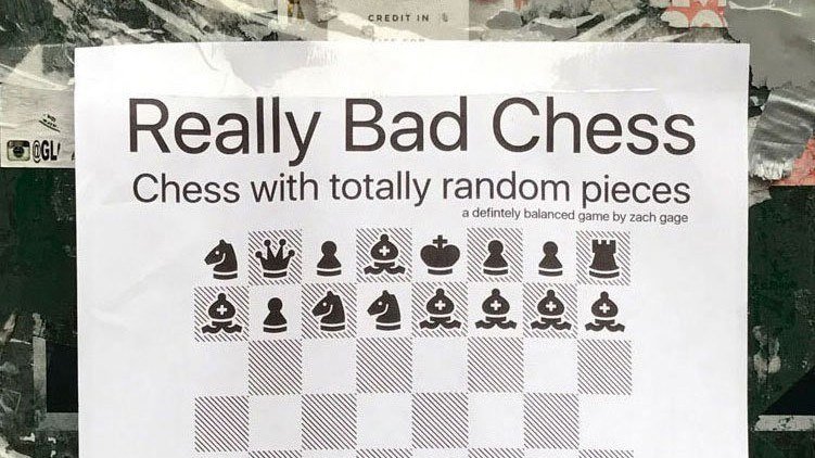 Be Quintuple Queen for a Day in Really Bad Chess