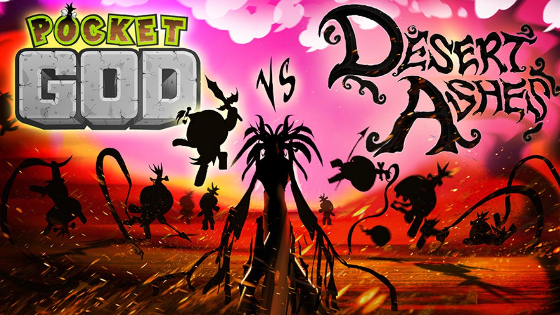 Pocket God vs Desert Ashes: When War is a Tropical Vacation