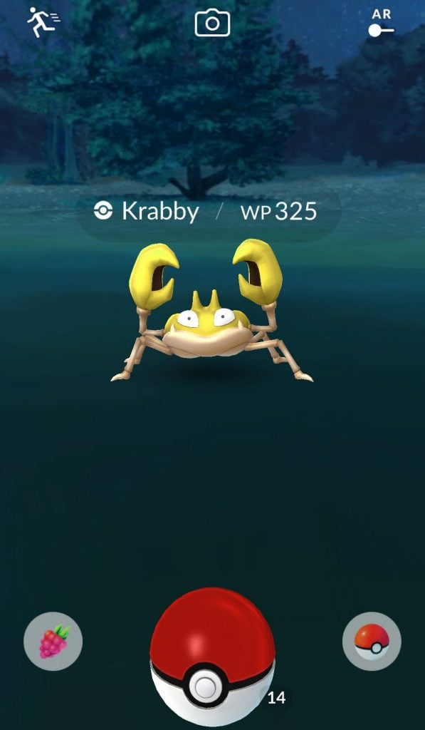 Shiny Krabby - Pokemon GO