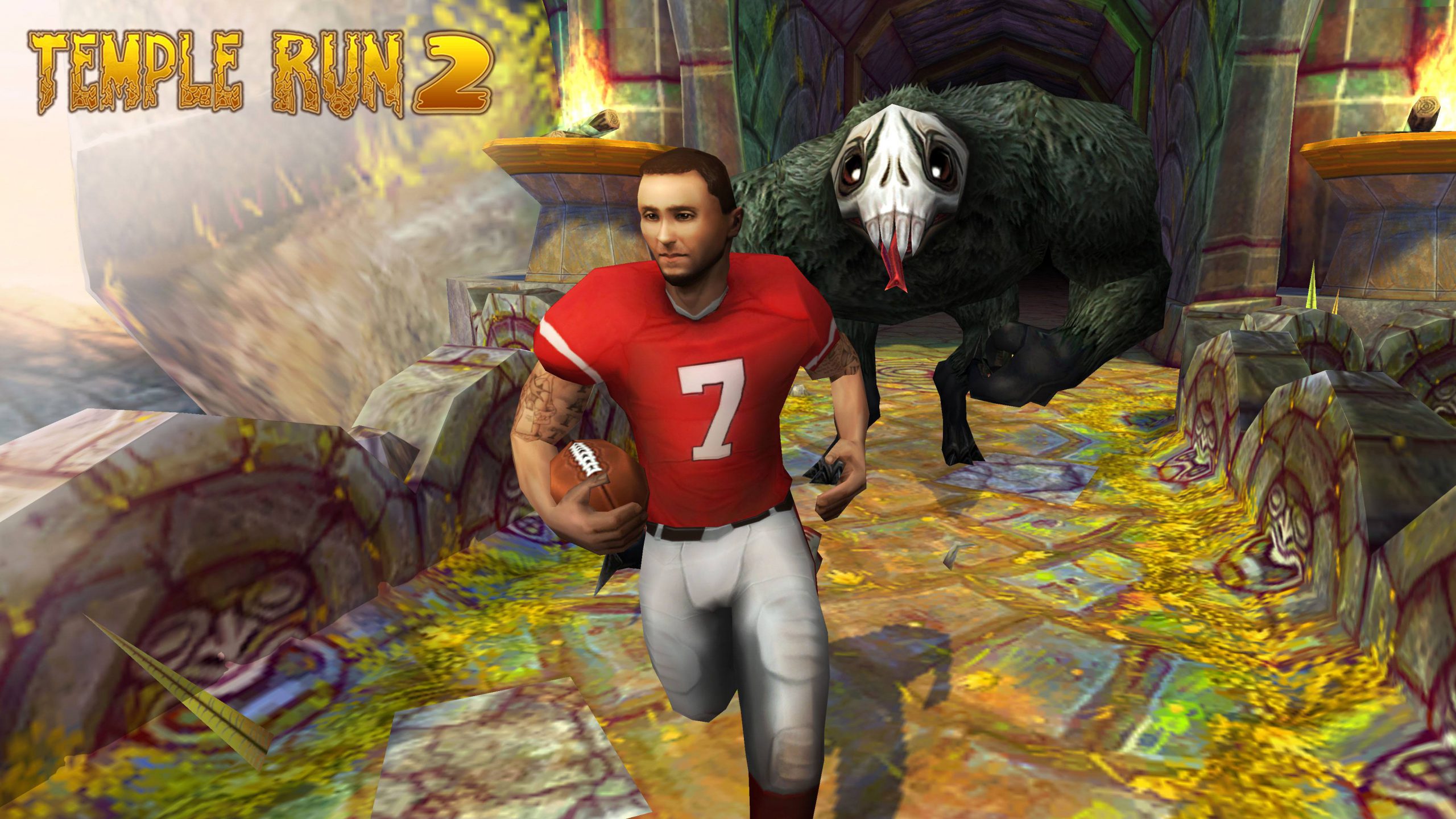 NFL Players are Sacking Demons in Temple Run 2