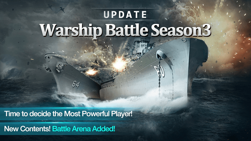 The Ocean Is Your Battlefield in Joycity’s Third Season Update to Warship Battle