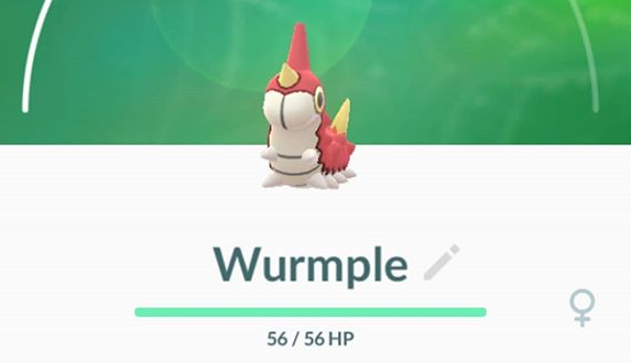 wurmple pokemon go
