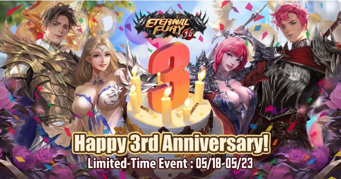 Eternal Fury Gets a Host of Events and Features to Mark its 3rd Anniversary