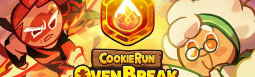 Gingerbread men fighting over a jewel in Cookie Run: OvenBreak.