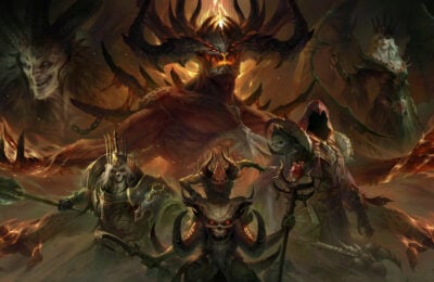 Diablo Immortal's bosses standing menacingly.