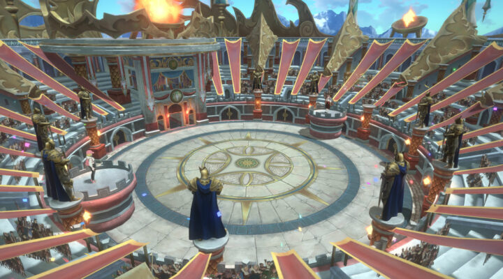 The Familiar Arena as it appears in-game.