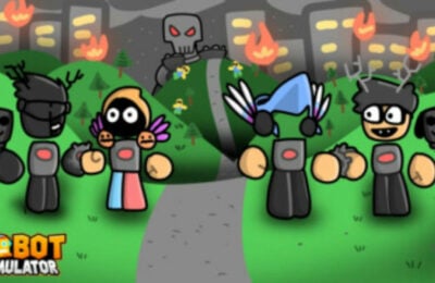 Characters from Robot simulator.