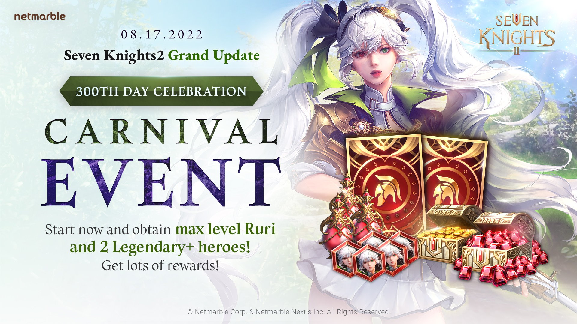 New Dungeons, Heroes, Prizes, and More in the Seven Knights 2 300 Days Carnival Event