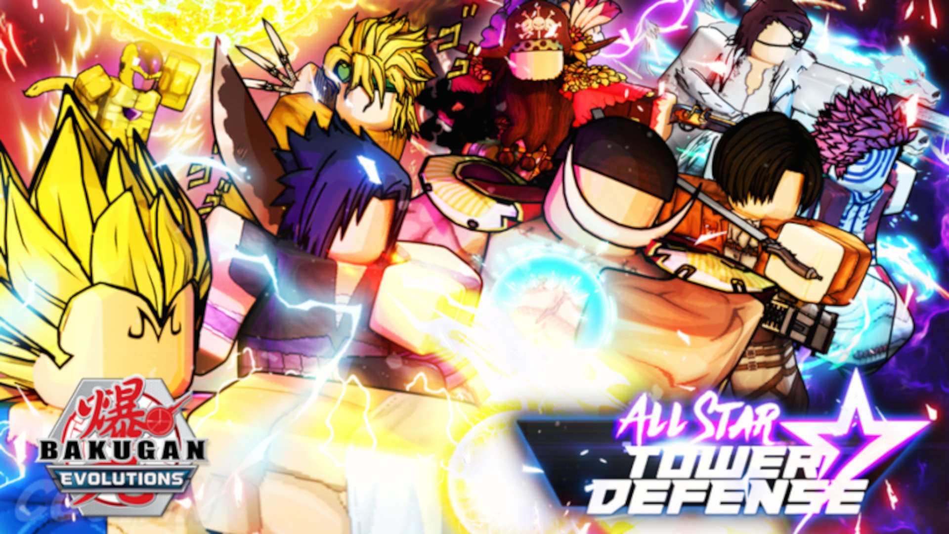 All Star Tower Defense characters and logo