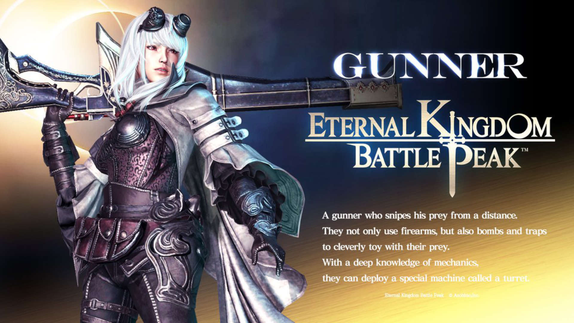 Gunner class in Eternal Kingdom Battle Peak
