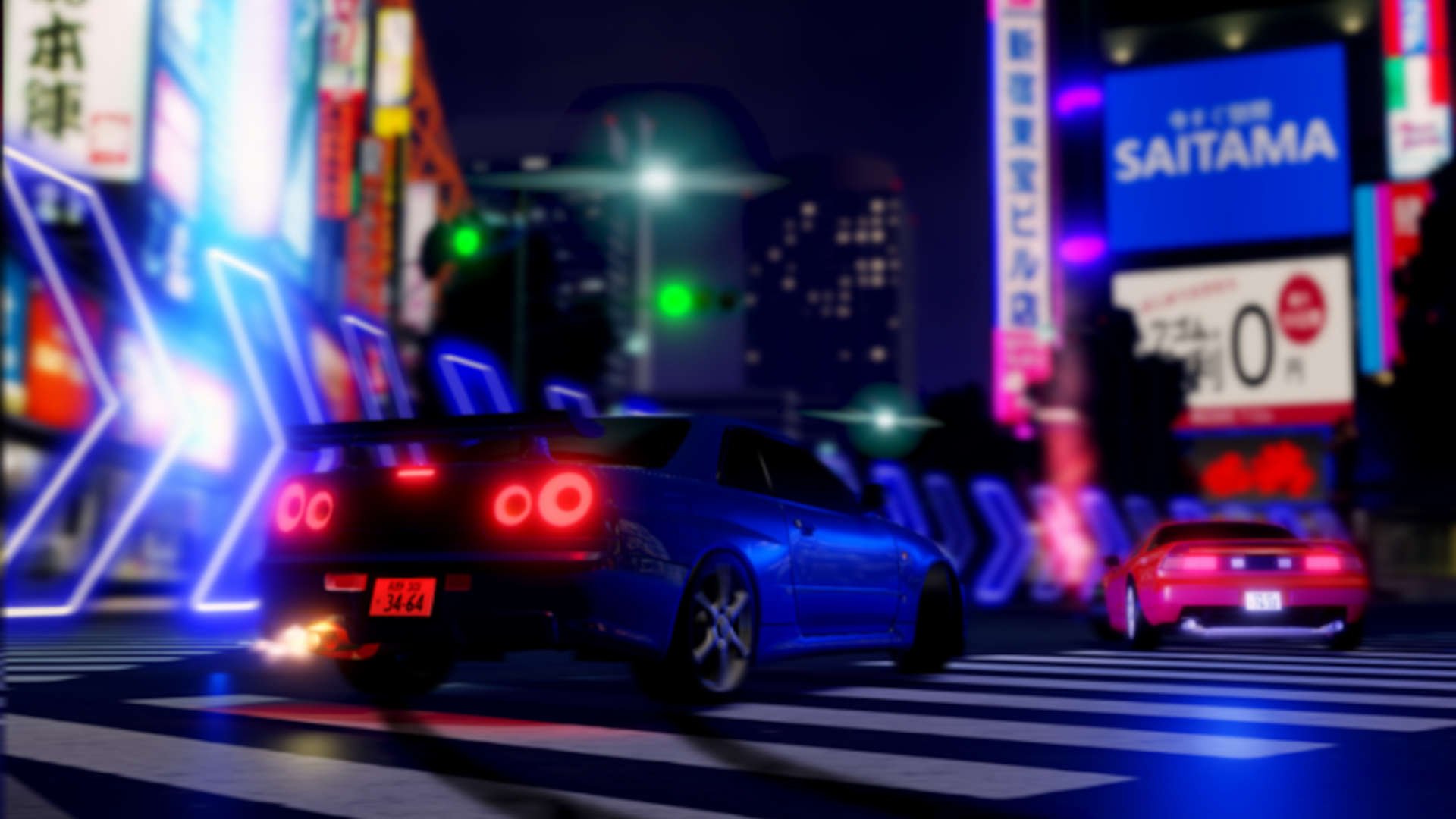 Racing in Midnight Racing Tokyo
