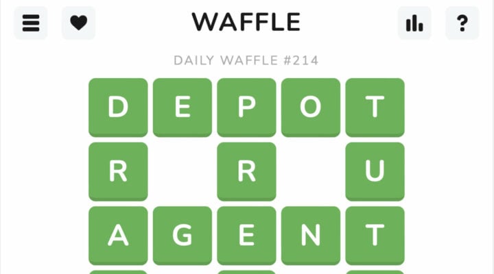 Waffle Game website