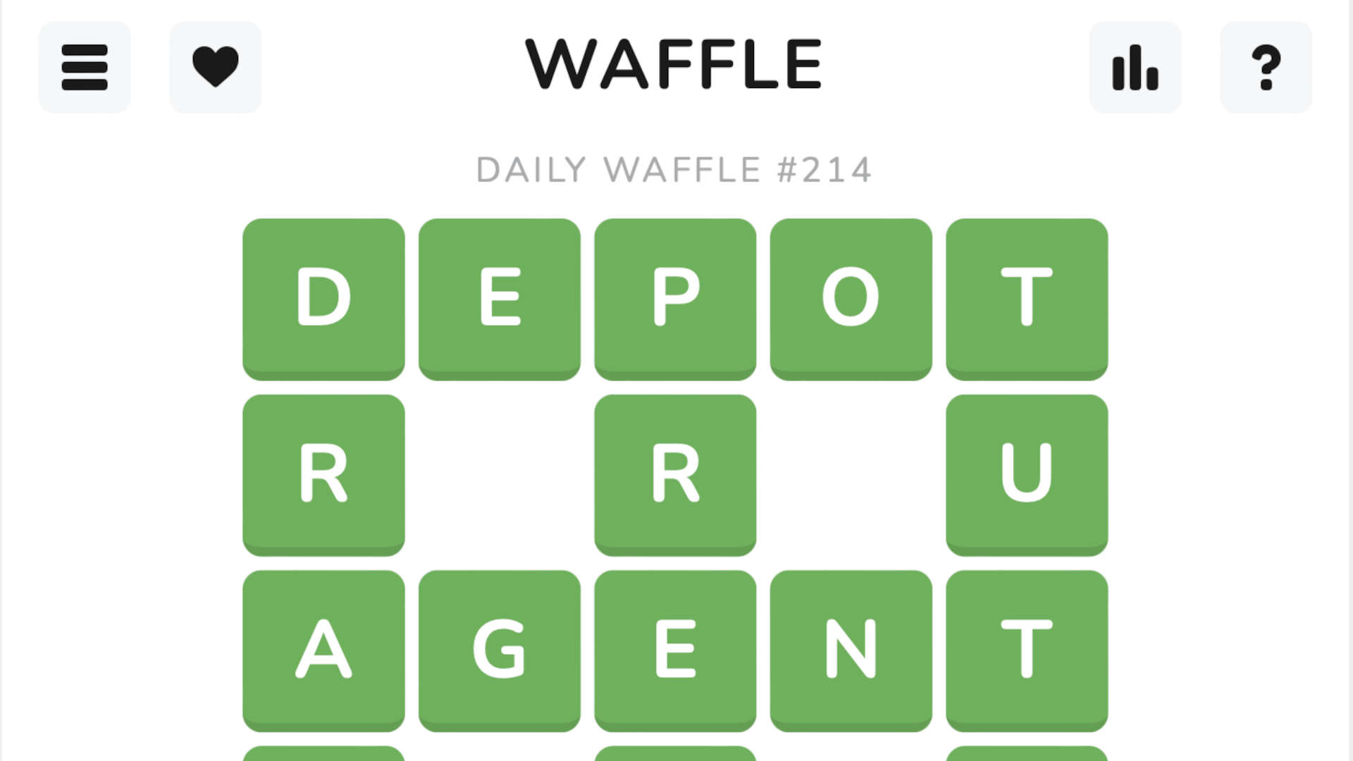 Waffle Game Today Answer – December 1