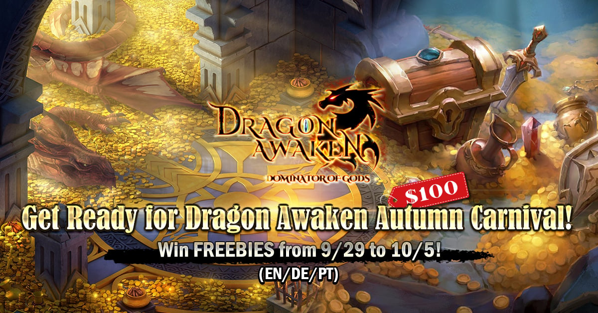 Browser MMO Dragon Awaken Is Getting an Autumn Carnival Event and a Major Content Update