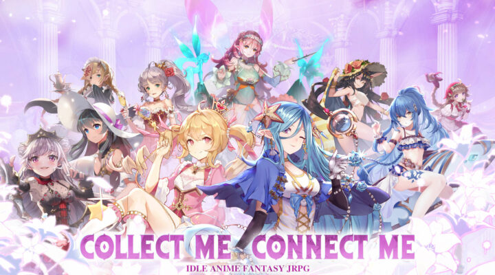 Girls Connect characters posing