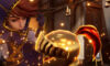 A wizard looking at a helmet in Shop Heroes Legends