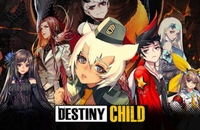 Destiny Child characters gather and look ahead for an oncoming battle.